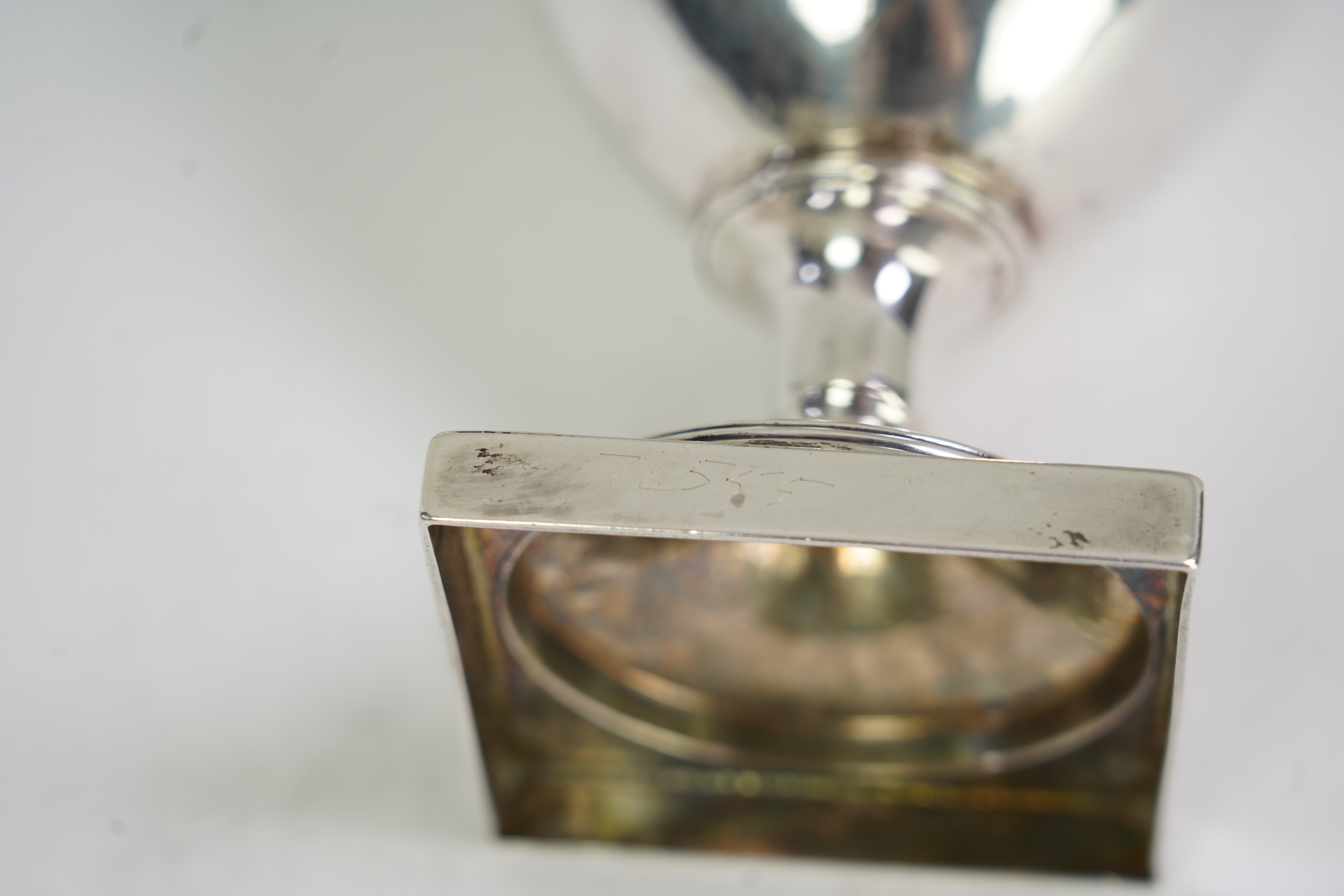 A George III silver presentation goblet, by John Eames